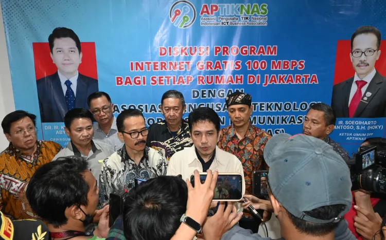 Cawagub Jakarta Kun Wardana Temui Petinggi APTIKNAS Bahas Internet Gratis