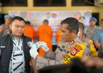 Polres Parepare Amankan Tiga Tersangka Pengedar Uang Palsu 