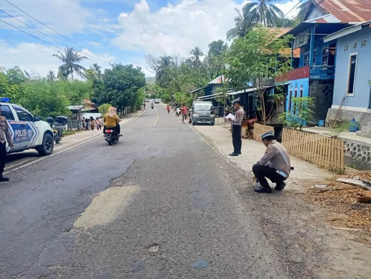 Tragis! Kecelakaan Tabrak Lari di Majene, Pemotor Tewas di Tempat