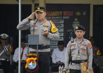 Operasi Zebra Marano 2024, Kapolres Majene Pimpin Apel Gelar Pasukan