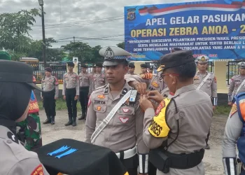 Polres Kolaka Timur Gelar Apel Pasukan Operasi Zebra Anoa 2024