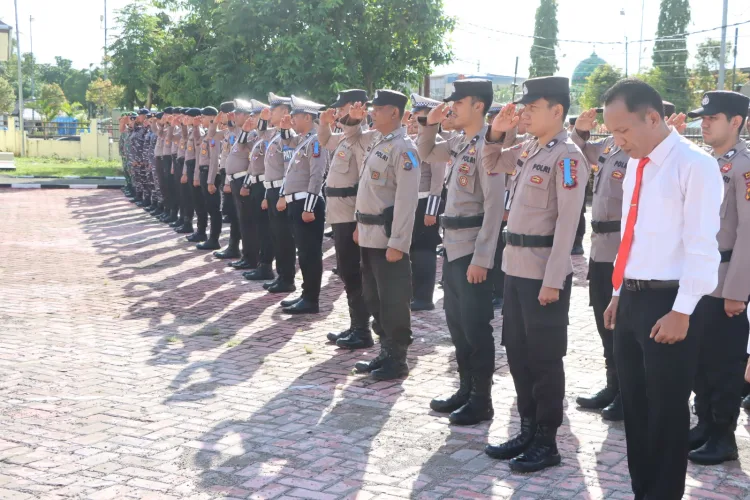 Polres Nias Selatan Laksanakan Apel Gelar Pasukan OPS Zebra Toba 2024
