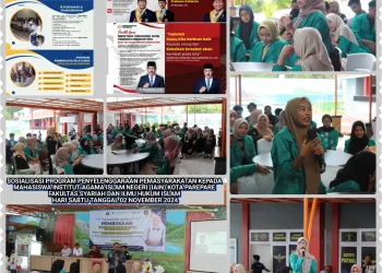 Kalapas Parepare Sosialisasikan “Panca Carana Laksya” Pemasyarakatan Ke Mahasiswa 