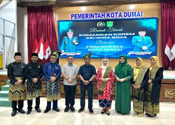 BREAKING NEWS: Pjs. Wali Kota Dumai T.R. Fahsul Falah Hadiri Ramah Tamah Bersama Komandan Korem 031/WB