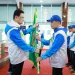 Bupati Barru Bersama Kadis Parpora Lepas Kontingen  Atlet POPDA Tingkat Provinsi Sulsel Tahun 2024