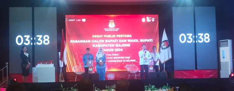 Debat Perdana Pasangan Calon Bupati Dan Wakil Bupati Majene 2024
