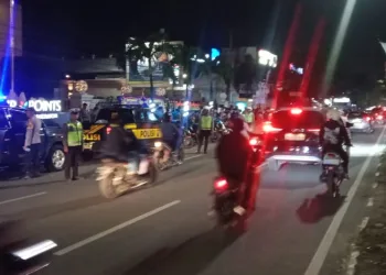 Satlantas Polrestabes Medan, Melaksanakan Pengaturan Arus Pada Saat Debat Publik Pertama Calon Walikota Dan Wakil Walikota Medan.