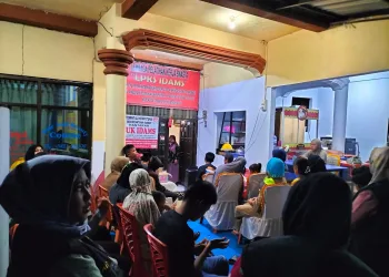 Pengamanan Kampanye Blusukan dan Kampanye Tatap Muka oleh Personil Polsek Ujung Berlangsung Kondusif