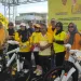 HUT Ke 60 Partai Golkar, Ratusan Masyarakat Kabupaten Majene Meriahkan Senam Massal Partai Golkar