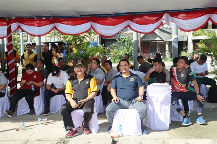 Sukseskan Pilkada Serentak 2024,Polres Nias Selatan Kembali Gelar Olahraga Bersama