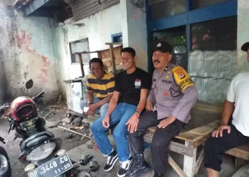 Bhabinkamtibmas Polsek KPN Sambangi Warga: Jaga Persatuan Jelang Pilkada 2024