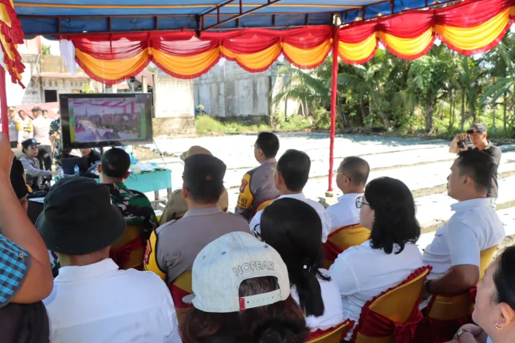 Dukung Ketahanan Pangan, Polres Nias Selatan Launching Gugus Tugas Polri