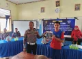 Satlantas Polres Majene Sosialisasikan Tertib Berlalu Lintas kepada Pelajar SMPN 7 Satap