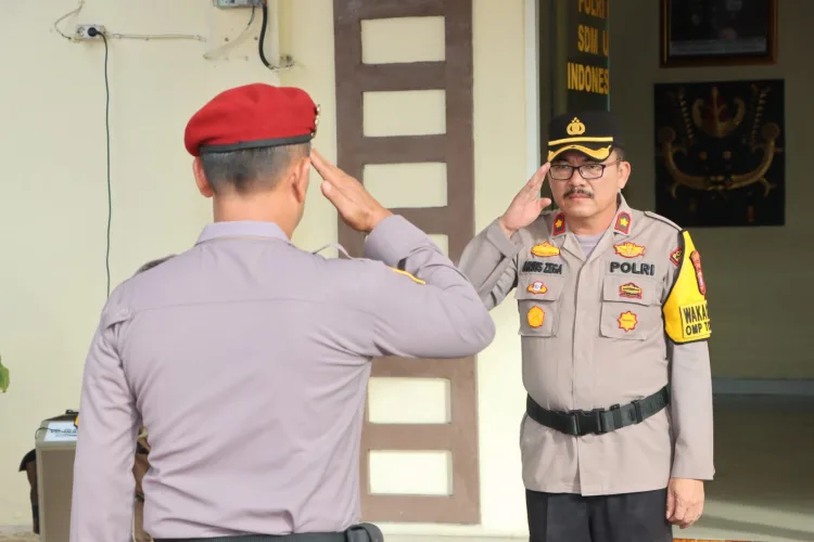 Polres Nias Selatan Gelar Apel Serpas PAM TPS Pilkada Serentak 2024