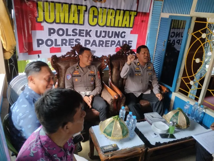 Polsek Ujung Ajak Warga Parepare Hindari Politik Uang