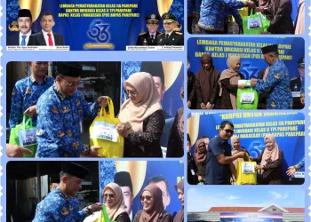 Di Peringatan HUT Ke-53 KORPRI Tahun 2024 Kalapas Parepare Berikan Penghargaan Kepada 6 Orang Guru Tenaga Pengajar Dan Pendidik WBP Lapas IIA Parepare Program Pendidikan Kesetaraan Paket A, B Dan C.