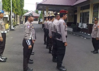 Siaga Personel Polres Parepare, Jaga Situasi Kamtibmas di Tahapan Rekapitulasi Suara Pilkada 2024