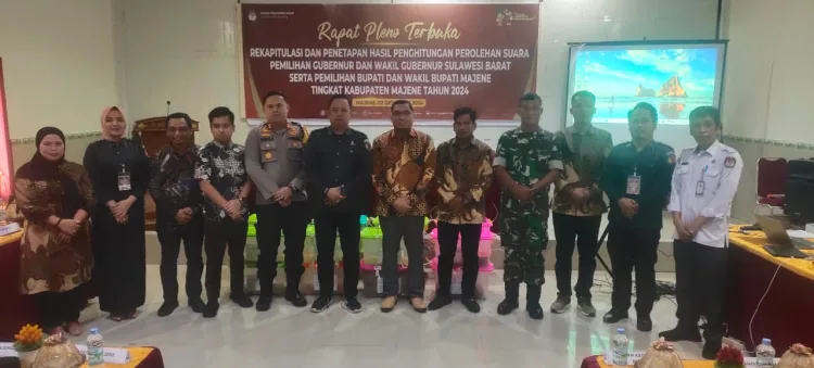 Rekapitulasi Suara Pilkada 2024 di Majene Berjalan Lancar, Partisipasi Pemilih Capai 84%