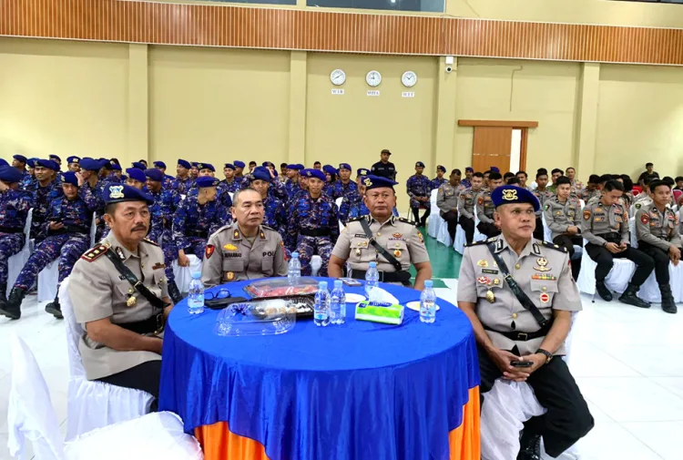 Wakapolres Majene Hadiri Peringatan HUT Polairud Polri ke-74 di Polda Sulbar