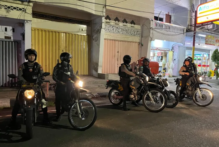 Patroli Perintis Presisi Sat Samapta Polres Parepare Jaga Kondusivitas Pasca Pencoblosan