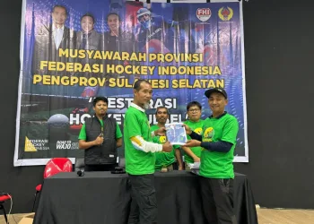 Gajah Mada Harding Terpilih Ketua FHI Sulsel, Perkenalkan Hockey Pantai dan Binaan libatkan anak SD SMP