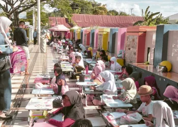 Komunitas Guru Penggerak Gelar Lomba Menggambar dan Mewarnai di Majene