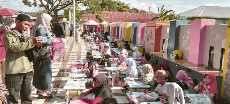 Komunitas Guru Penggerak Gelar Lomba Menggambar dan Mewarnai di Majene