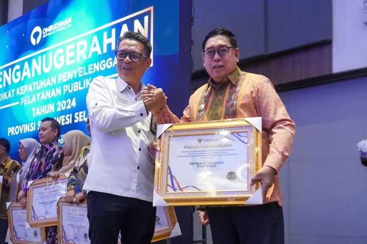 Ombudsman Beri Penilaian Pelayanan Publik Daerah se-Sulsel, Parepare Rapor Hijau