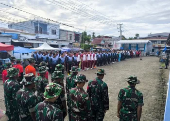 Polres Majene Ikuti Kerja Bakti Peringati Hari Juang TNI AD