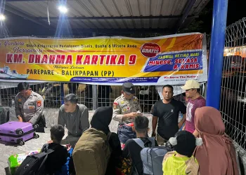Antisipasi Barang Ilegal Masuk, Polsek KPN Polres parepare Perketat Pemeriksaan