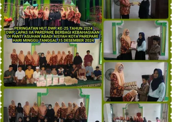 DWP Lapas Parepare Rayakan HUT ke-25 dengan Berbagi