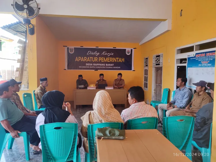 Pemdes Rappang Barat Gelar Dialog Kinerja Bersama BPD, Evaluasi dan Sinergi