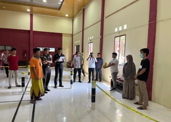 Polres Majene Gelar Rekonstruksi Kasus Pembunuhan di Desa Onang