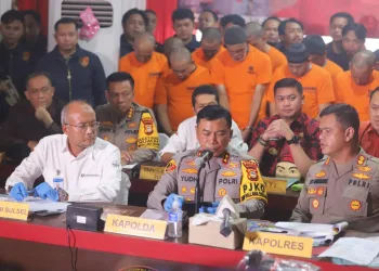 Kapolda Sulsel Pimpin Press Release Pengungkapan Kasus Uang Palsu di Gowa