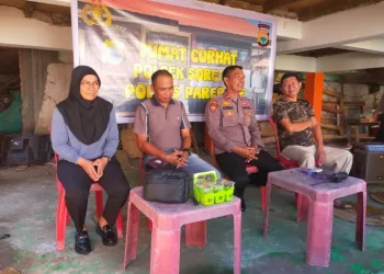 Polsek Soreang Gelar Jumat Curhat Bersama Warga Kelurahan Lakessi