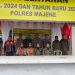 Jelang Puncak Perayaan Natal dan Tahun Baru, Personel Operasi Lilin Polres Majene Siap Jaga Keamanan