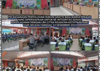 Mengakhiri Tahun 2024, Lapas IIA Parepare dan LBH Citra Keadilan Adakan Penyuluhan Hukum Gratis bagi WBP