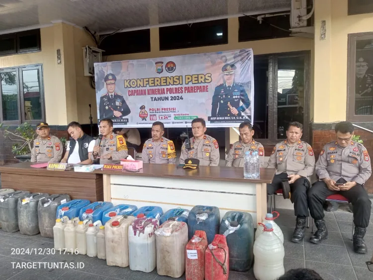 Refleksi Akhir Tahun, Polres Parepare Pastikan Kondusivitas dan Perang Melawan Narkoba