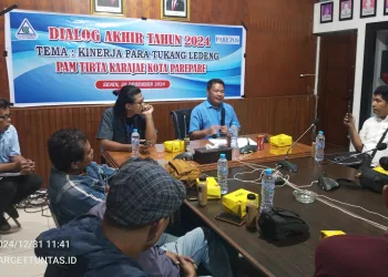 Dialog Akhir Tahun, PAM Tirta Karajae Parepare Bahas Kinerja Tukang Ledeng
