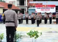 24 Personel Polres Majene Naik Pangkat