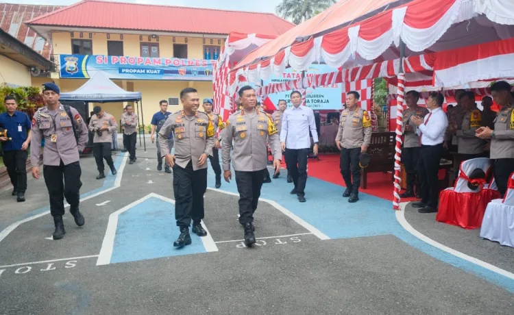 Kunjungi Polres Tator, Kapolda Sulsel Resmikan Gedung Baru