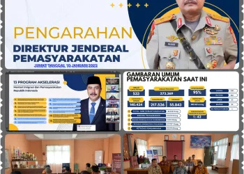 Lapas Kelas IIA Parepare Mengikuti Pengarahan Perdana Direktur Jenderal Pemasyarakatan