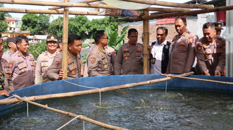 Tim Itwasum Polri Kunjungi Kawasan Optimalisasi Pemanfaatan Lahan Pekarangan di Parepare