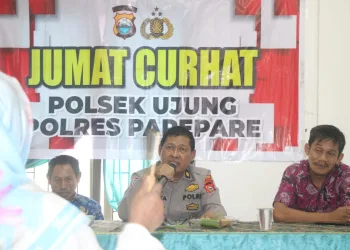 Ketua RT/RW se-Kelurahan Lapadde Hadiri Jumat Curhat Polsek Ujung Polres Parepare