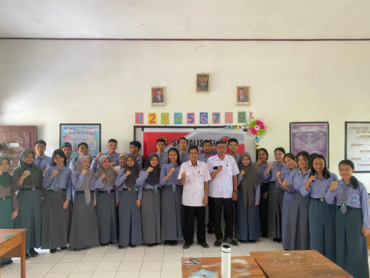 Polres Majene Sosialisasi Bahaya Narkoba di SMA Negeri 3 Majene
