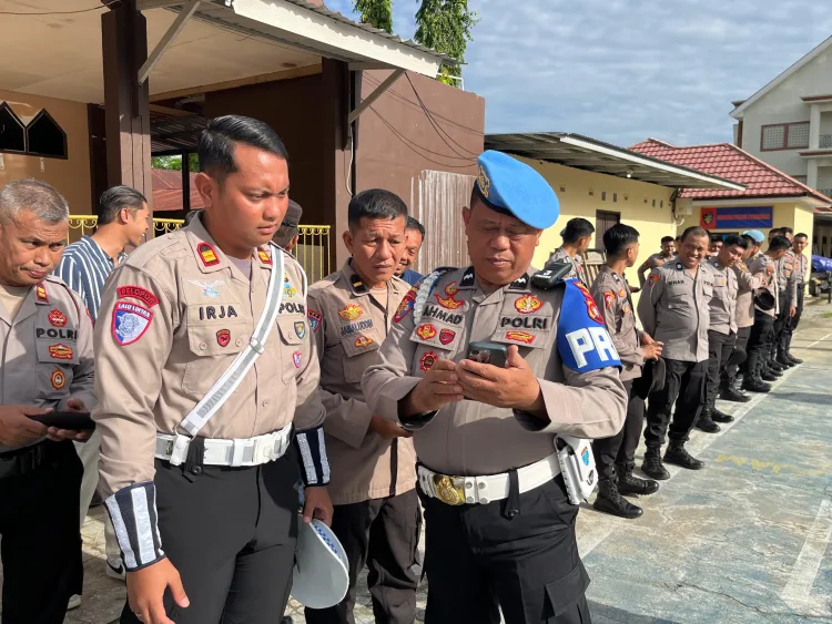 Tingkatkan Disiplin Personel, Bidang Propam Polda Sulbar Gelar Gaktiblin di Polres Majene