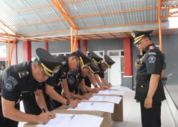 Lapas Parepare Teken Komitmen Bersama Dan Pakta Integritas 2025, Perkuat Kerja Sama Dengan 5 Stakeholder Kemitraan Strategis.