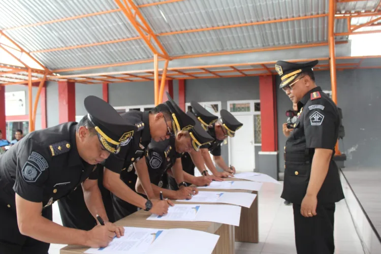 Lapas Parepare Teken Komitmen Bersama Dan Pakta Integritas 2025, Perkuat Kerja Sama Dengan 5 Stakeholder Kemitraan Strategis.