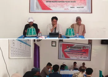 Sat Narkoba Polres Majene Gelar Sosialisasi P4GN Di Desa Bonde