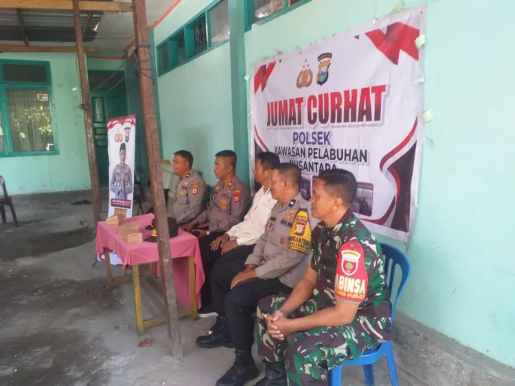 Jumat Curhat Polsek KPN: Warga Usul Kerja Bakti